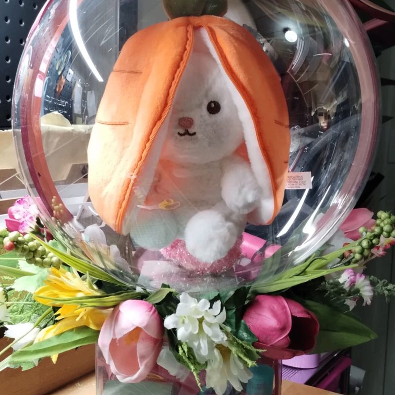 Bunny in Bloom Bubble
